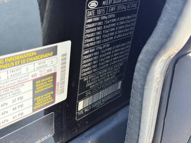 2016 Land Rover Range Rover HSE