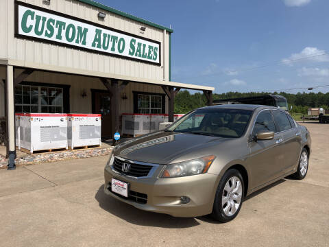 2008 Honda Accord for sale at Custom Auto Sales - AUTOS in Longview TX