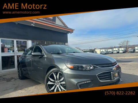 2017 Chevrolet Malibu for sale at AME Motorz in Wilkes Barre PA