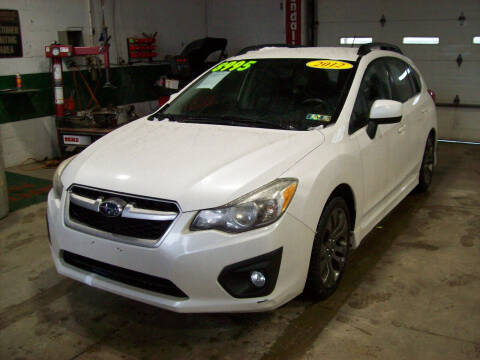 2012 Subaru Impreza for sale at Summit Auto Inc in Waterford PA