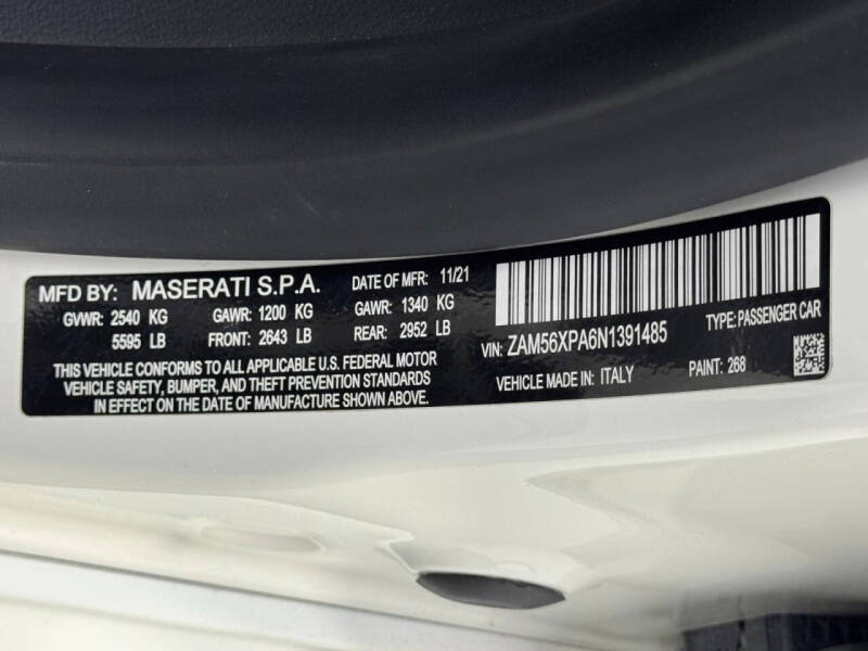 2022 Maserati Quattroporte GT