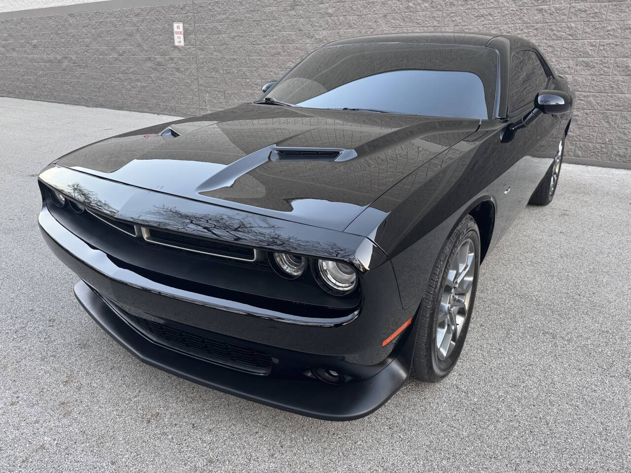 Black 2017 Dodge Challenger GT AWD GT 2dr Coupe 2