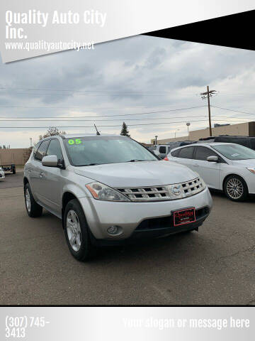 2005 Nissan Murano for sale at Quality Auto City Inc. in Laramie WY