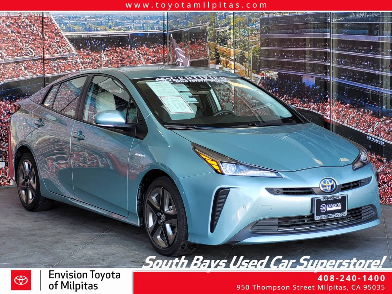 2021 Toyota Prius for sale at Envision Toyota of Milpitas in Milpitas, CA