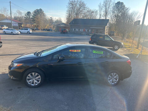 2012 Honda Civic for sale at T Bird Motors in Chatsworth GA