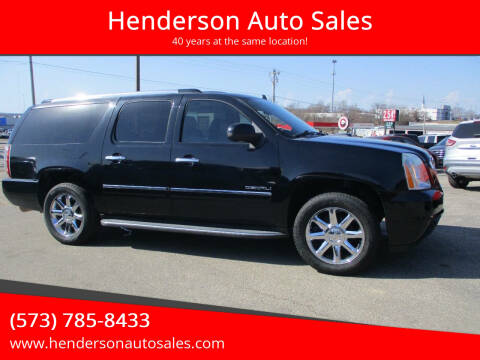 2013 GMC Yukon XL for sale at Henderson Auto Sales in Poplar Bluff MO