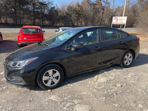 2017 Chevrolet Cruze for sale at B & B GARAGE LLC in Catskill NY