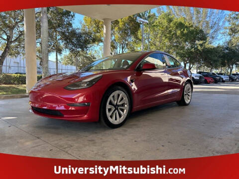 2023 Tesla Model 3 for sale at University Mitsubishi in Davie FL