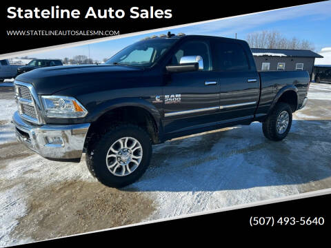 2016 RAM 2500 for sale at Stateline Auto Sales in Mabel MN