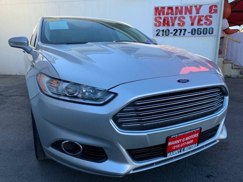 2016 Ford Fusion for sale at Manny G Motors in San Antonio TX
