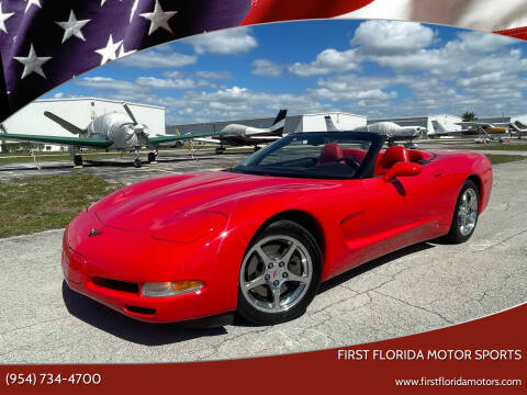 2002 Chevrolet Corvette for sale at FIRST FLORIDA MOTOR SPORTS in Pompano Beach FL