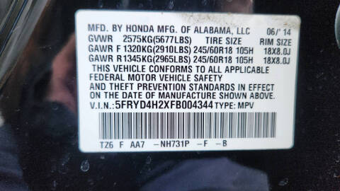 2015 Acura MDX SH-AWD