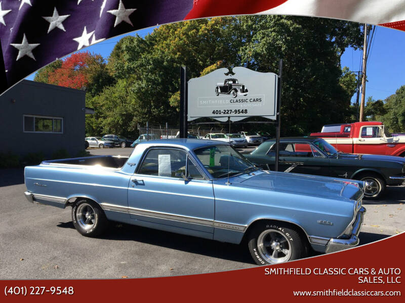 1967 Ford Ranchero for sale at Smithfield Classic Cars & Auto Sales, LLC in Smithfield RI