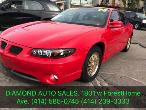 1998 Pontiac Grand Prix for sale at DIAMOND AUTO SALES LLC in Milwaukee WI