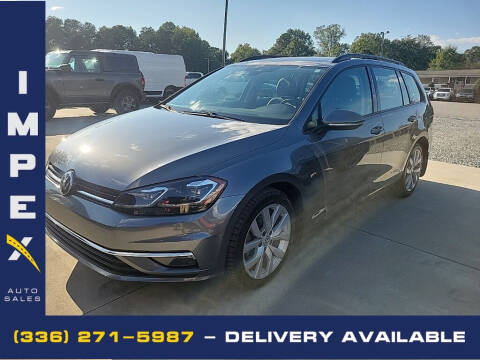 2019 Volkswagen Golf SportWagen for sale at Impex Auto Sales in Greensboro NC