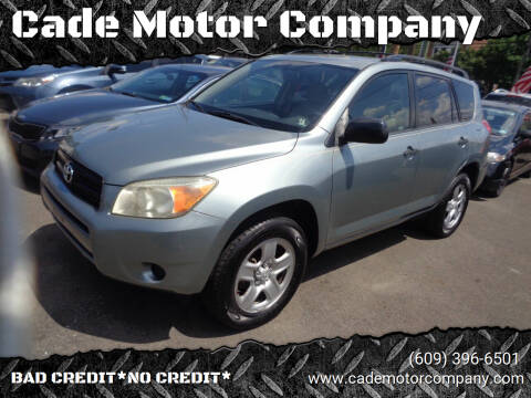 2008 Toyota RAV4 for sale at Cade Motor Company in Lawrence Township NJ