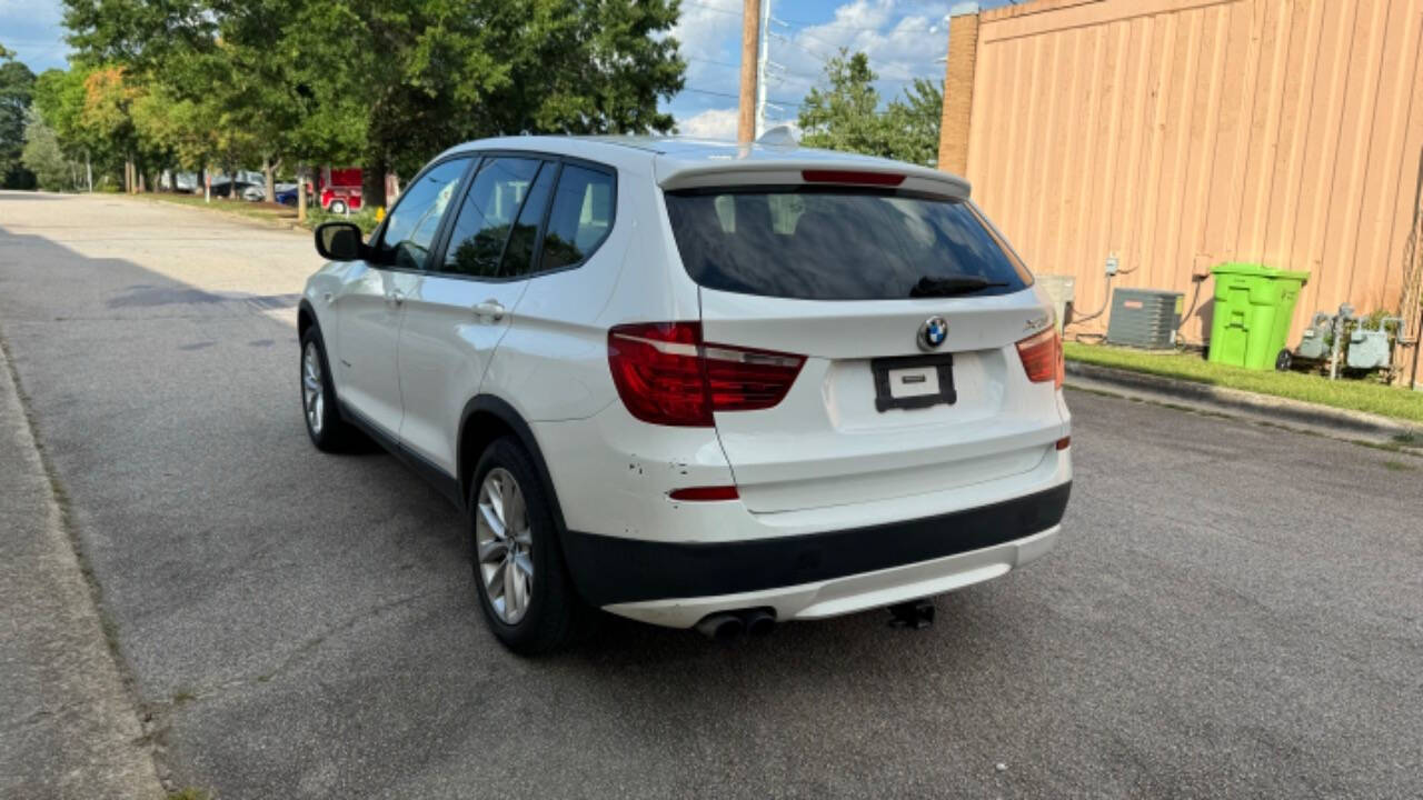 2013 BMW X3 for sale at East Auto Sales LLC in Raleigh, NC