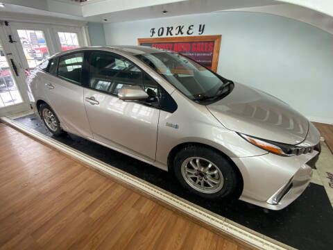 2017 Toyota Prius Prime for sale at Forkey Auto & Trailer Sales in La Fargeville NY