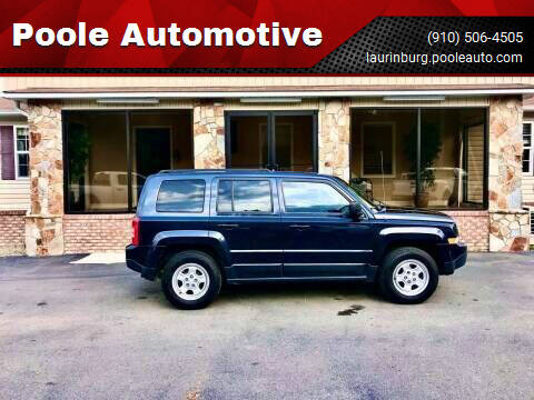 2015 Jeep Patriot for sale at Poole Automotive in Laurinburg NC