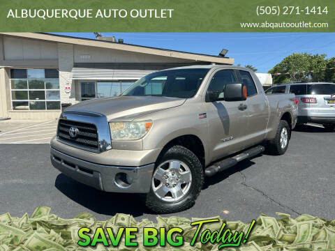 2008 Toyota Tundra for sale at ALBUQUERQUE AUTO OUTLET in Albuquerque NM