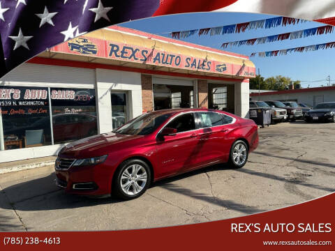 2015 Chevrolet Impala for sale at Rex's Auto Sales in Junction City KS