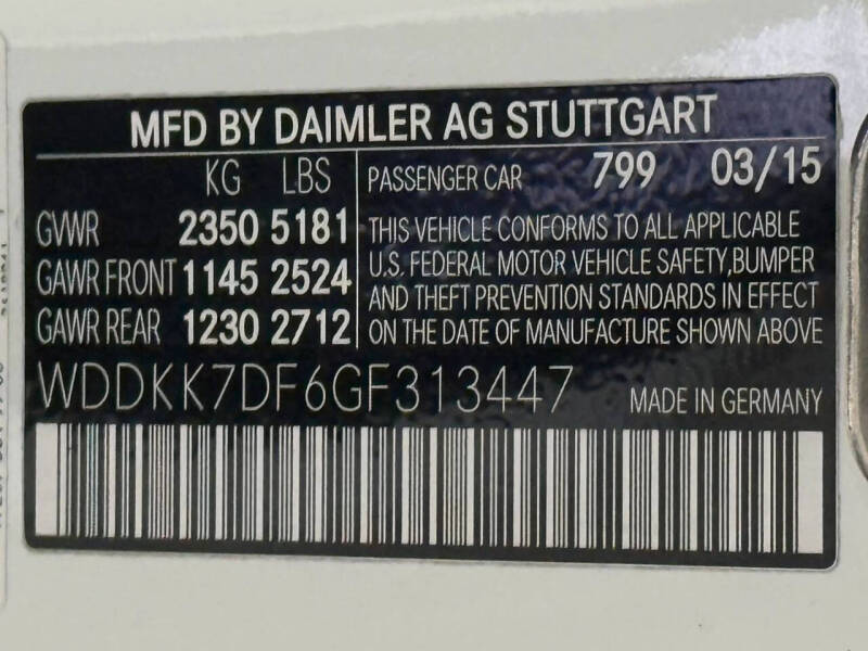 2016 Mercedes-Benz E-Class E 550