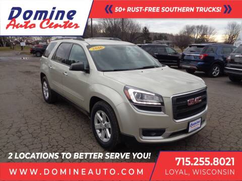 2016 GMC Acadia for sale at Domine Auto Center in Loyal WI