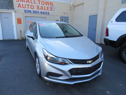 2016 Chevrolet Cruze for sale at Small Town Auto Sales in Hazleton PA
