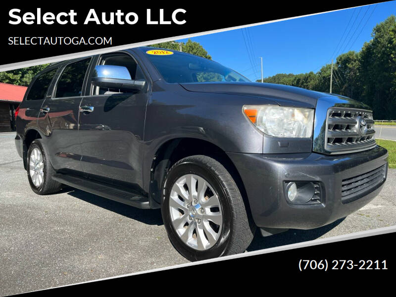 2012 Toyota Sequoia for sale at Select Auto LLC in Ellijay GA