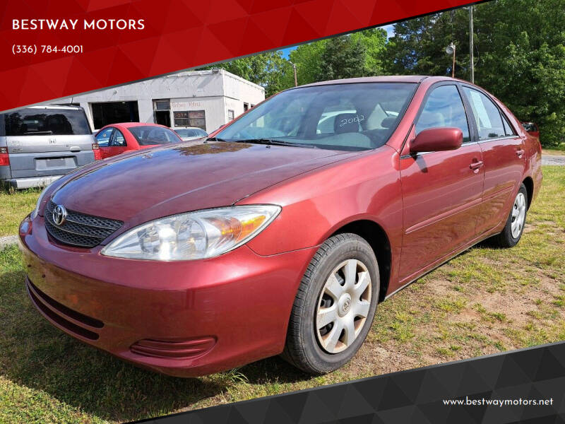 2002 Toyota Camry for sale at BESTWAY MOTORS in Winston Salem NC