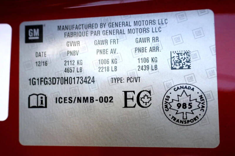 2017 Chevrolet Camaro SS