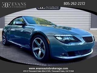 2008 BMW 6 Series for sale at Evans Auto Brokerage & Sales in Thousand Oaks, CA