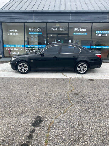 Bmw 5 Series For Sale In Stockbridge Ga Georgia Certified Motors