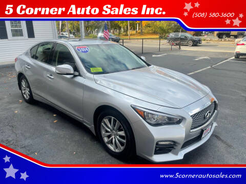 2014 Infiniti Q50 for sale at 5 Corner Auto Sales Inc. in Brockton MA