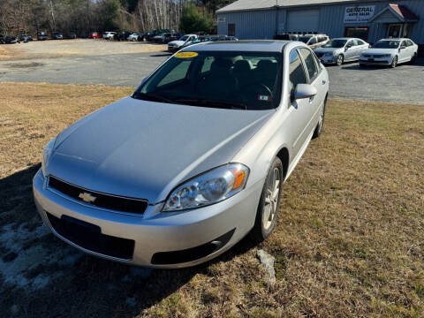 2014 Chevrolet Impala Limited for sale at General Auto Sales Inc in Claremont NH