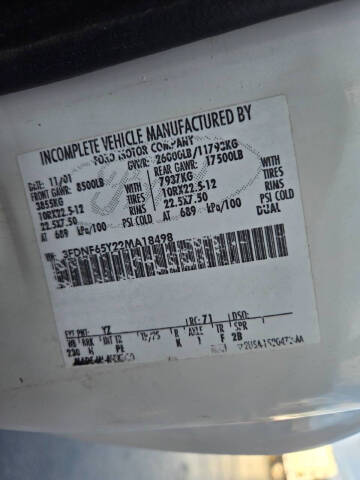 2002 Ford F-650 Super Duty
