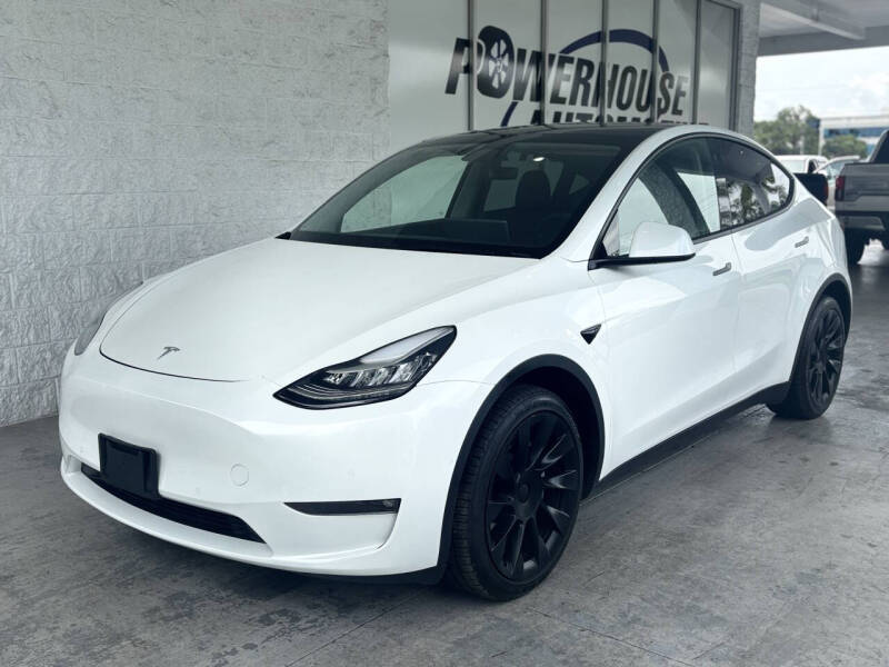 Used 2021 Tesla Model Y Long Range with VIN 5YJYGDEE0MF148599 for sale in Tampa, FL