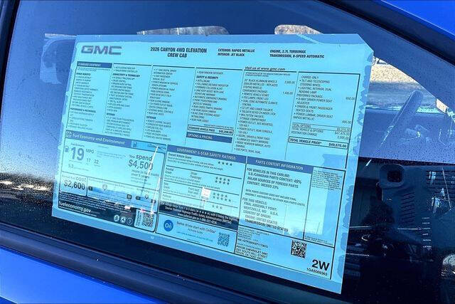 2026 GMC Canyon Elevation