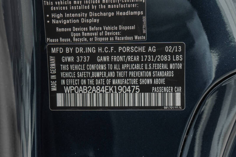 2014 Porsche Cayman S