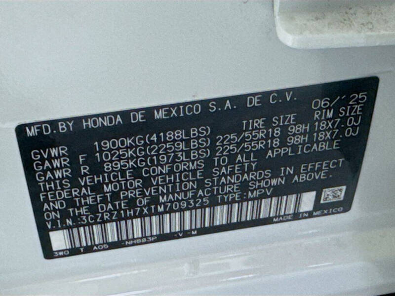 2026 Honda HR-V EX-L