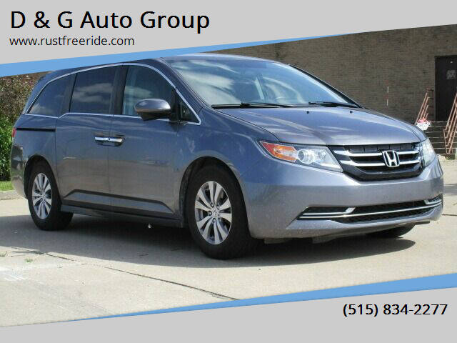 2015 Honda Odyssey for sale at D & G Auto Group in De Soto IA