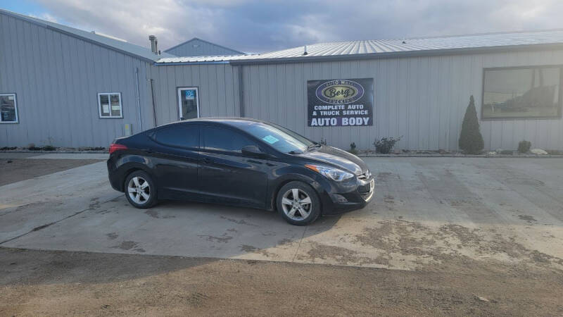 2013 Hyundai Elantra for sale at BERG AUTO MALL & TRUCKING INC in Beresford SD