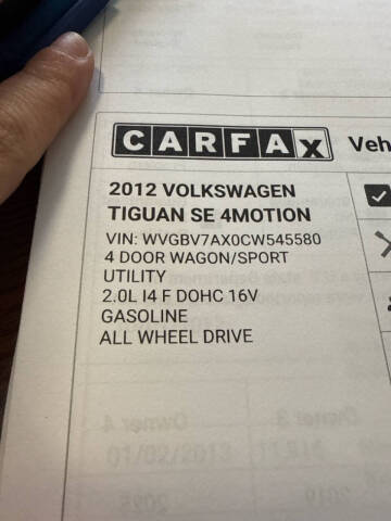 2012 Volkswagen Tiguan