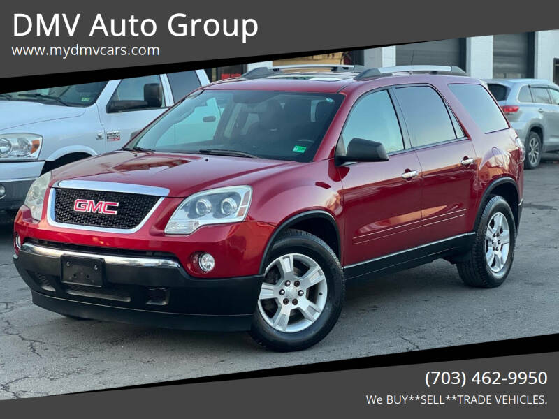 2012 GMC Acadia for sale at DMV Auto Group in Falls Church VA