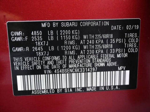 2019 Subaru Outback 3.6R Limited