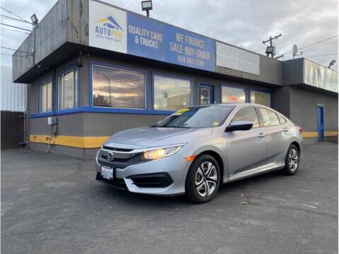 2017 Honda Civic for sale at Auto Pro Cars & Trucks Sales in Fresno CA