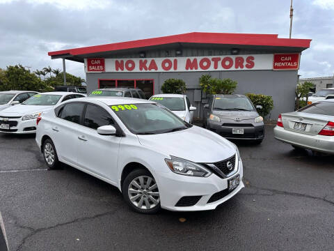 2016 Nissan Sentra for sale at No Ka Oi Motors in Kahului HI