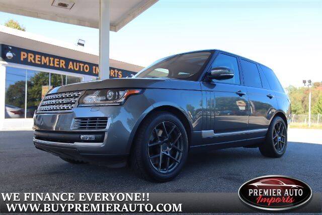 2016 Land Rover Range Rover for sale at PREMIER AUTO IMPORTS - Temple Hills Location in Temple Hills MD