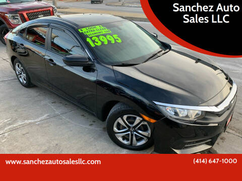 2016 Honda Civic for sale at Sanchez Auto Sales LLC in Milwaukee WI