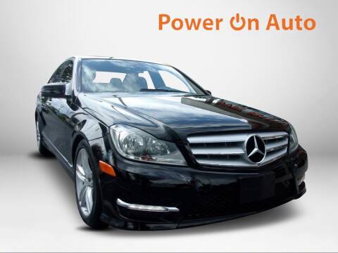 2013 Mercedes-Benz C-Class for sale at Power On Auto LLC in Monroe NC